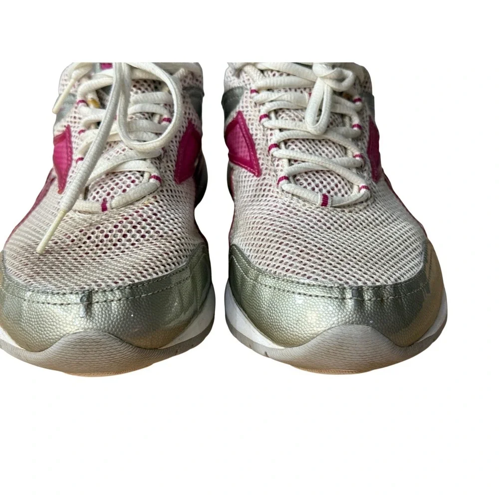 Reebok EasyTone SmoothFit Womens Walking‎ Shoes White Silver Pink V43145 Sz 9